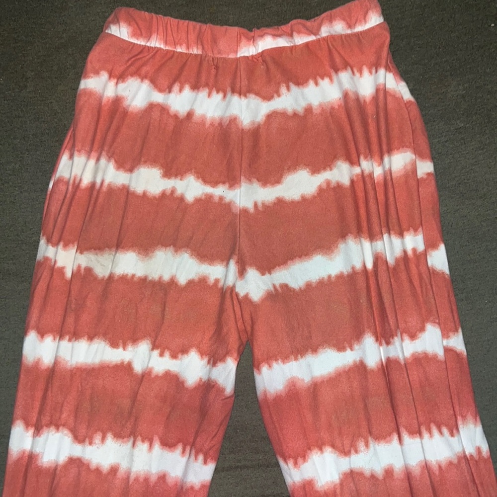 Flared pants tie dye